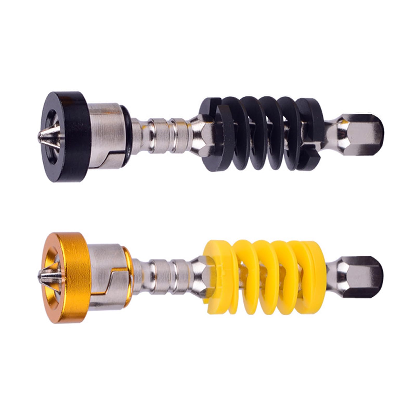 Kaccde 2Pcs Spring Loaded Screwdriver Bit For Quick Release Power Tools Strong Divisions