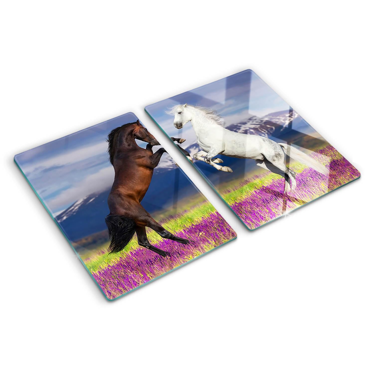 Planche à découper 40x52 Montagnes du Cheval pour sublimer vos repas