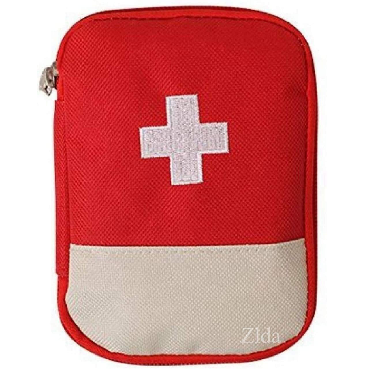sweanx First Aid Bag, Empty First Aid Pouch, Mini Portable Medical Bag for Outdoor, Camping Hiking, Travel Emergency, Multifunction Emergency Medicine Storage (Red,Blue) (Blue, 1)-picture-31