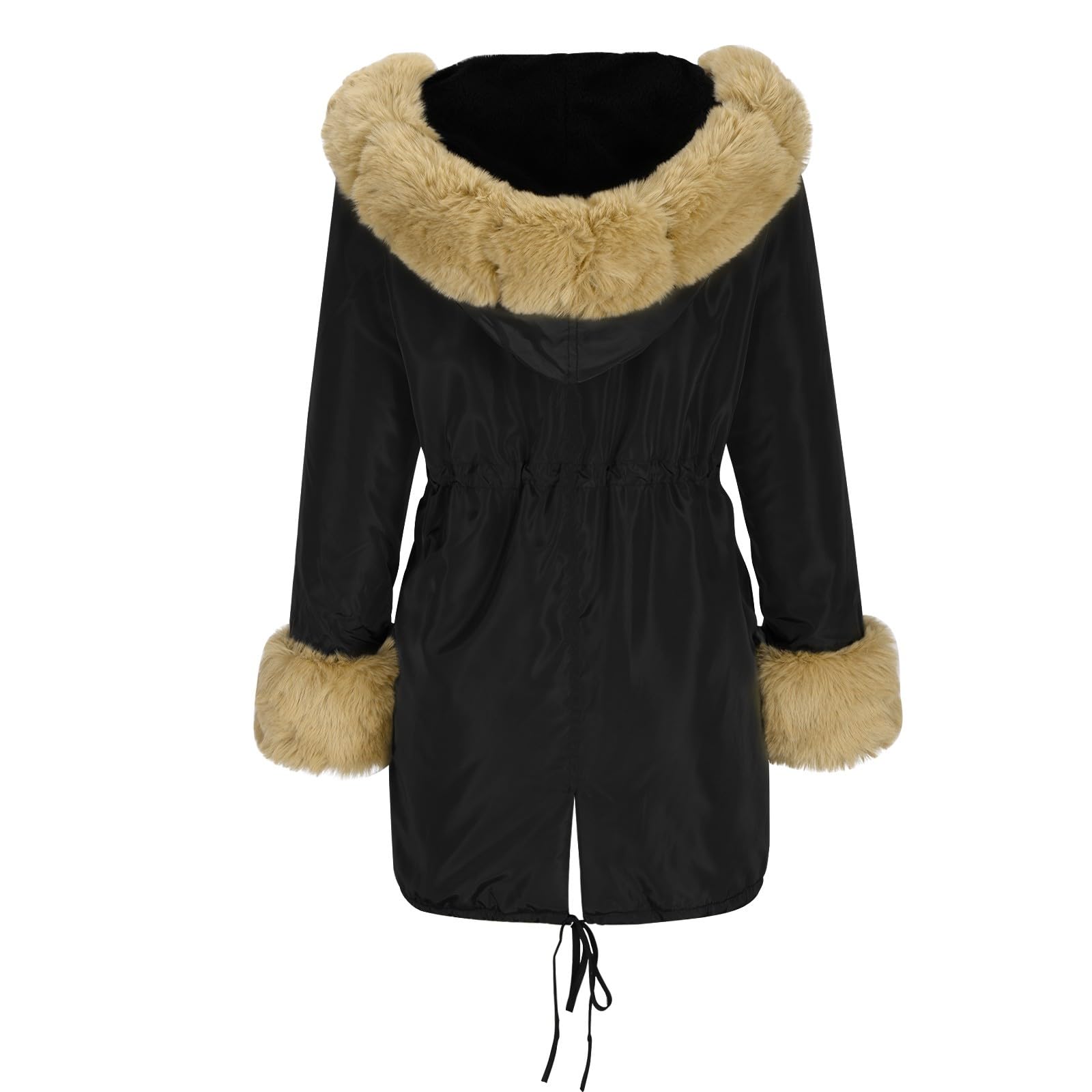 Genérico Chaquetas de invierno para mujer Entretiempo Manga Larga Ligera Moda Plumiferos color sólido con bolsillos ropa exterior básica monocolor Termica Calefactables Chaqueta moderna días fríos