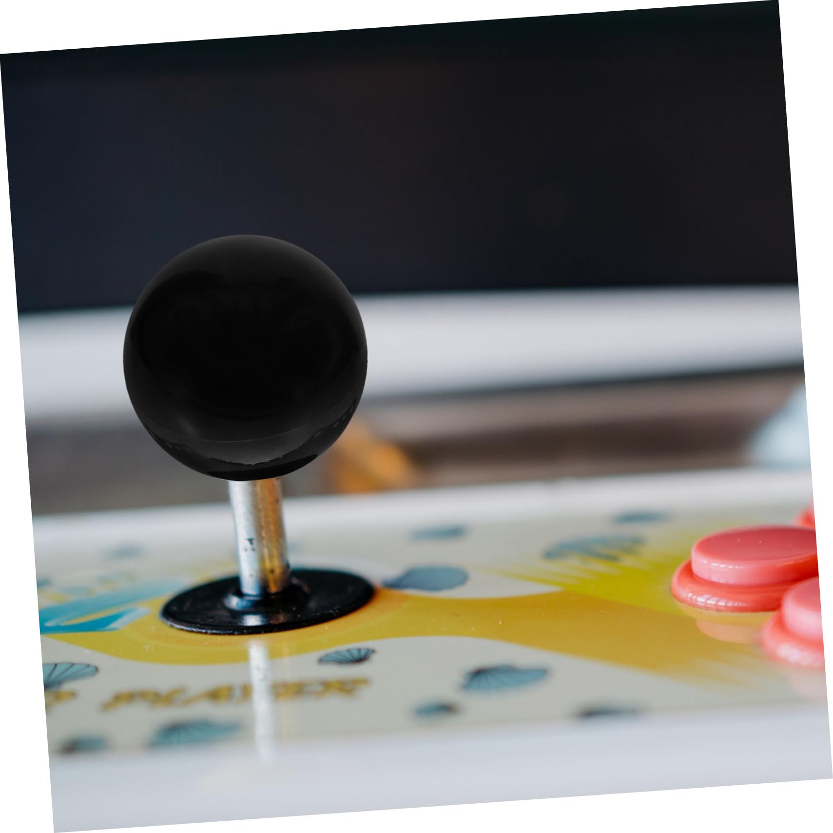 YARNOW Joystick Nero Simulatori di Gioco Game Conter Sticks Joystick di Ricambio per Console di Gioco Scheda di Circuito ABS