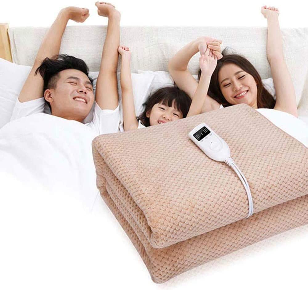Amazon.com: Electric Blanket Heated Blanket Electric Blanket Dual Control  Heated Mattress Cover Built in Advanced Overheat Protection System with 3  Heat Heated Over Blanket Electric Throw Blanket : Home u0026 Kitchen