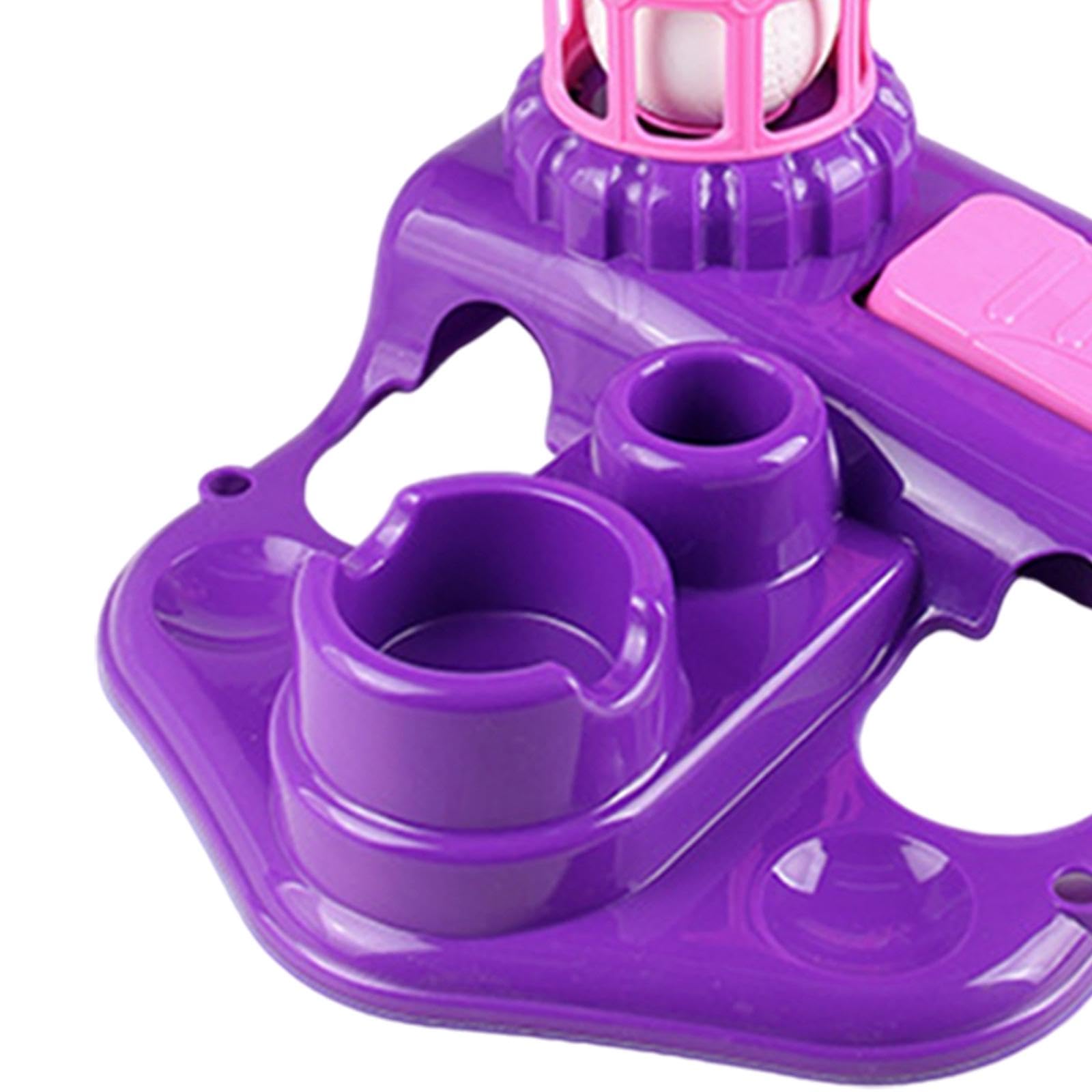 Máquina de Lanzamiento de Béisbol Infantil Máquina de Bateo Equipo de Entrenamiento con Alimentador Automático Y Pedal Material PP a