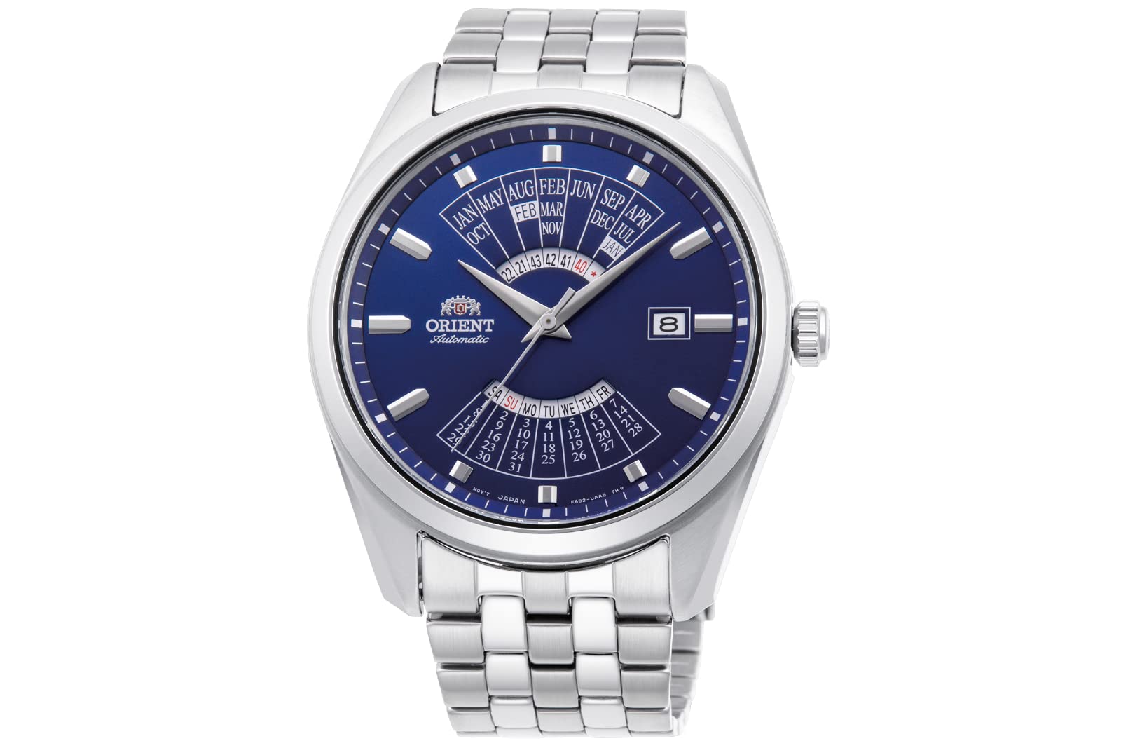 Orient Multi-Year Calendar Japanese Automatic Sports Watch, Blue, RA-BA0003L10B