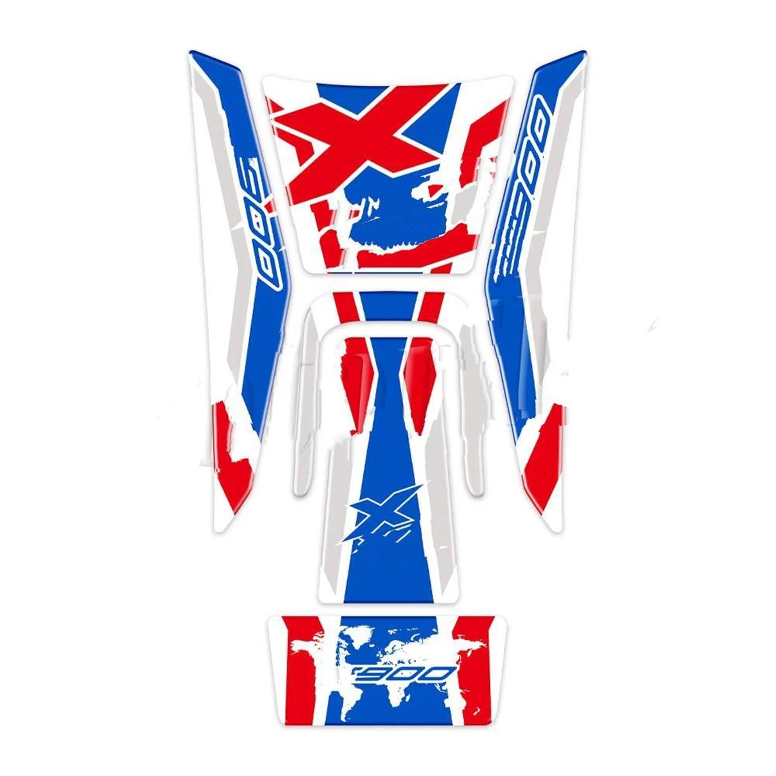 Motorcycle Tank Sticker Protection Decal Waterproof for BMW F900XR F900 XR F 900 2020-2025 2024 Streetfighter(Color2)