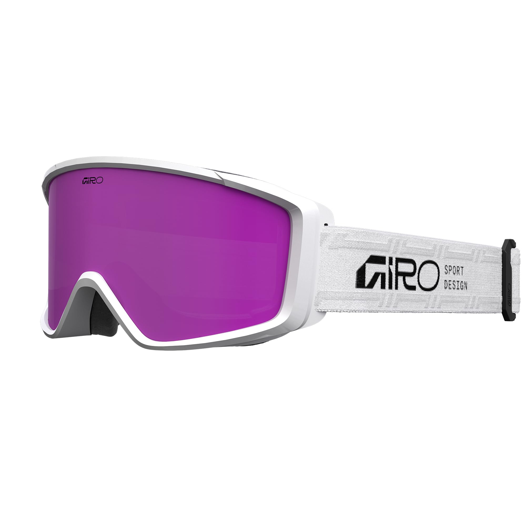 Giro Index 2.0 Ski Goggles - Snowboard Goggles for Men, Women, Youth - White Stacked - Amber Pink โ image 1