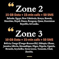 Vista 6 de Orange Holiday Worldwide Tarjeta SIM prepagada de 20 GB de datos de Internet durante 30 días en 4G/LTE Conexión compartida de datos permitida