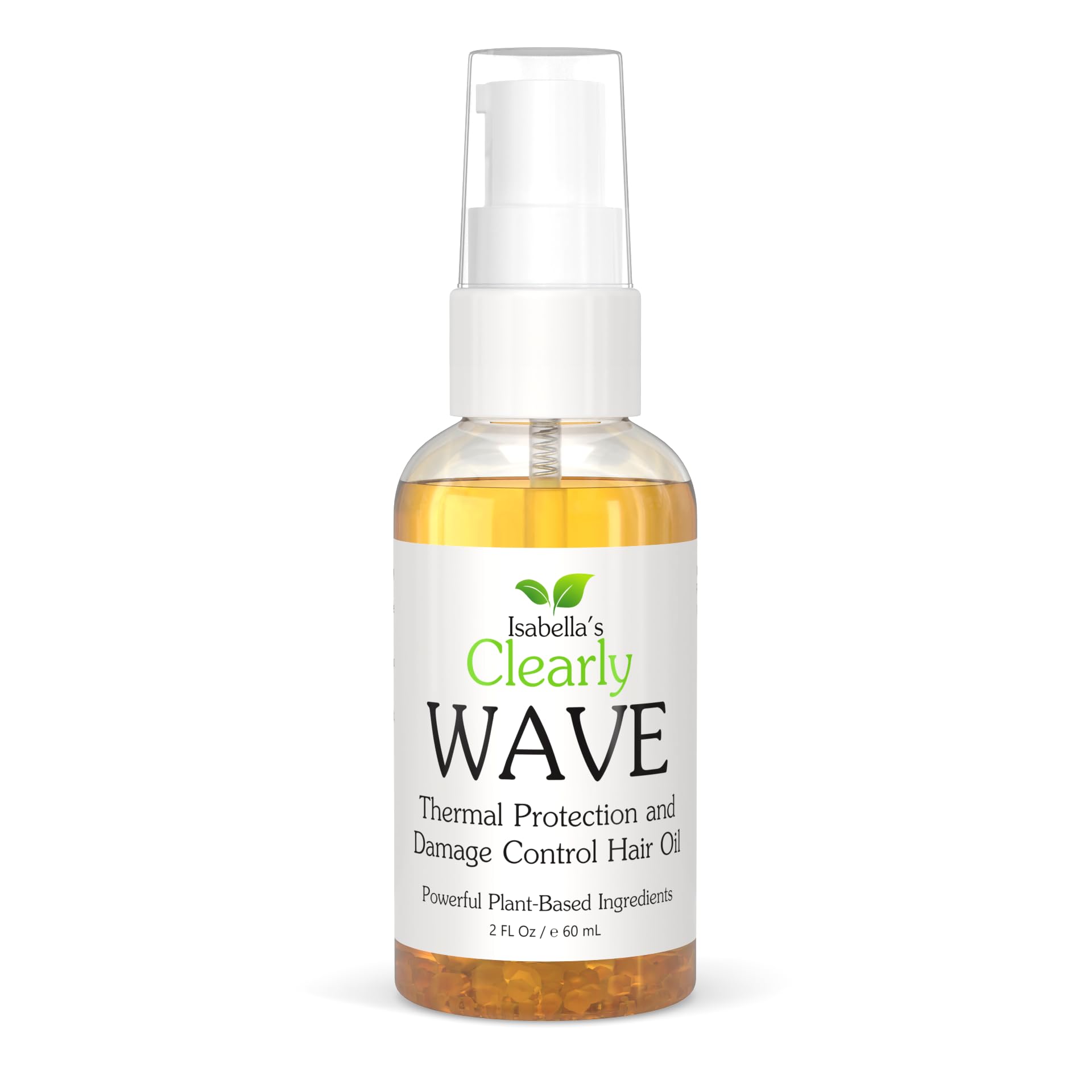 Isabella's Clearly Wave Oil with Jojoba, Almond, Olive Oil, Jasmine and Rosemary for Hair and Scalp, 2 oz