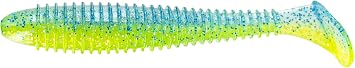 Big Bite Baits 4.8 PRO Swimmer/Electric Blue/Chartreuse 5 Pack