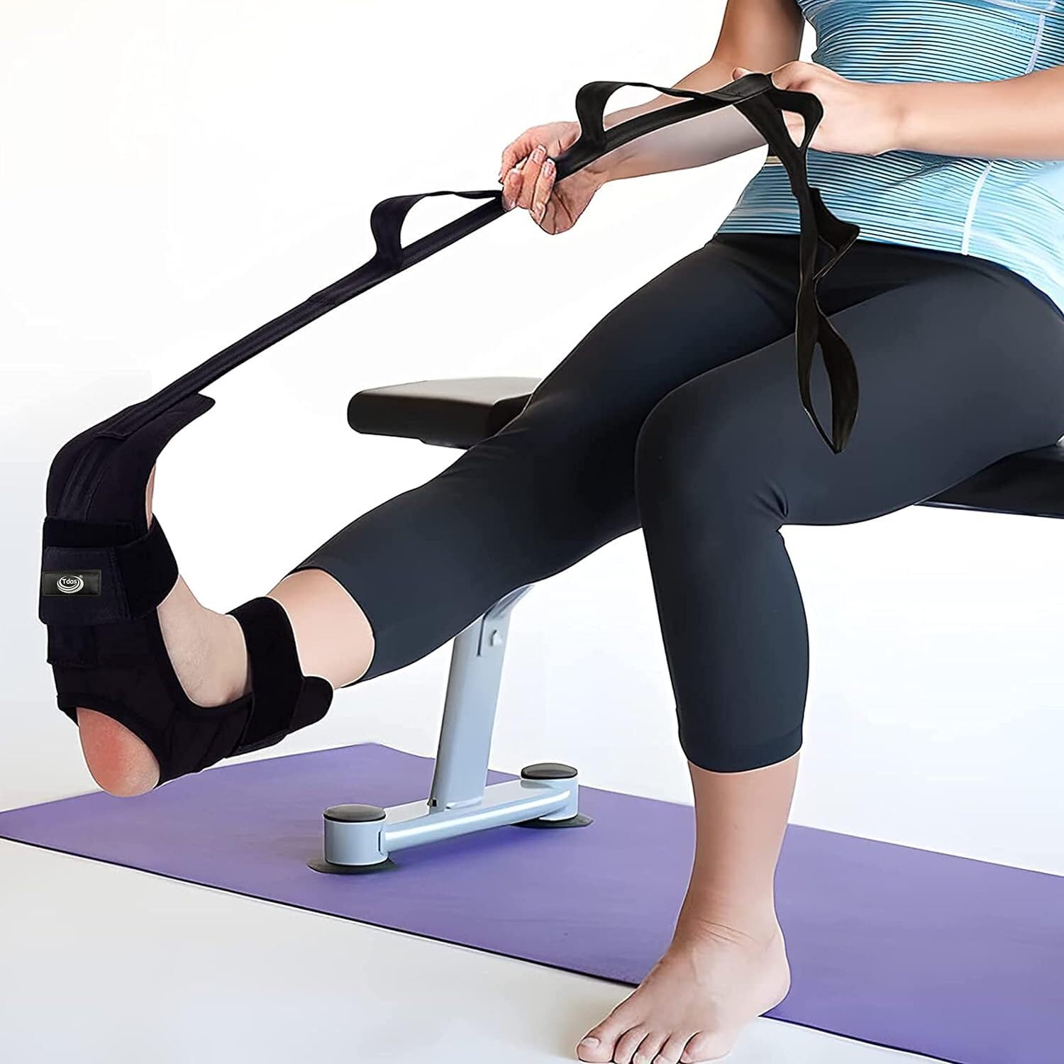 ASTOUND Yoga Stretching Strap, Yoga Band for Pain Relief-picture-15