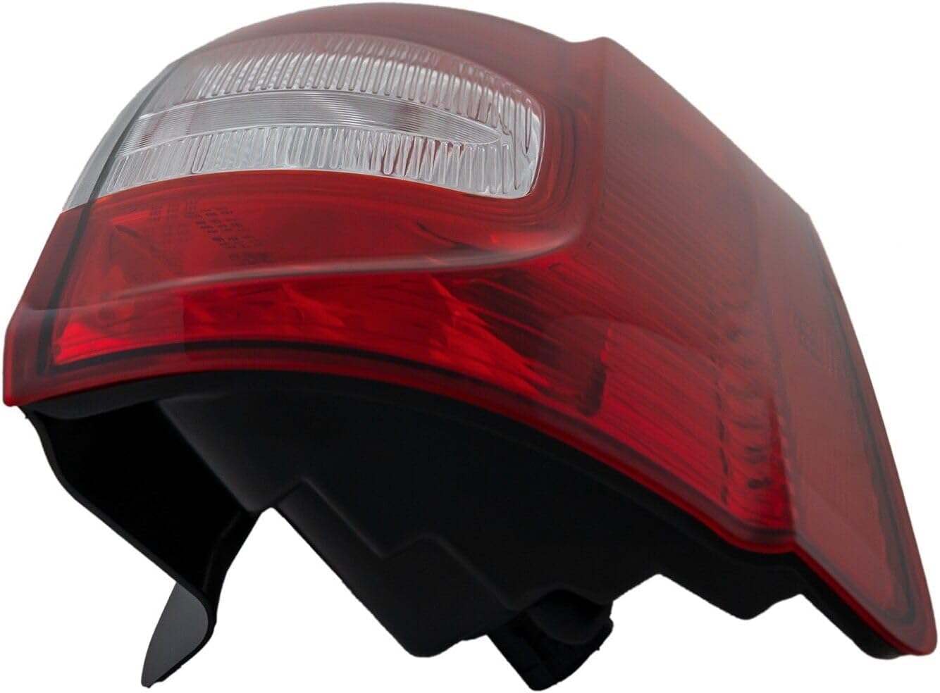 Tail Light Assembly For 2011 2012 2013 2014 2015 2016 Chrysler Town & Country Limited - Fits Driver Side of Town & Country Tail Lights - Rear Taillight Brake Light Includes Bulb, Lens, Housing