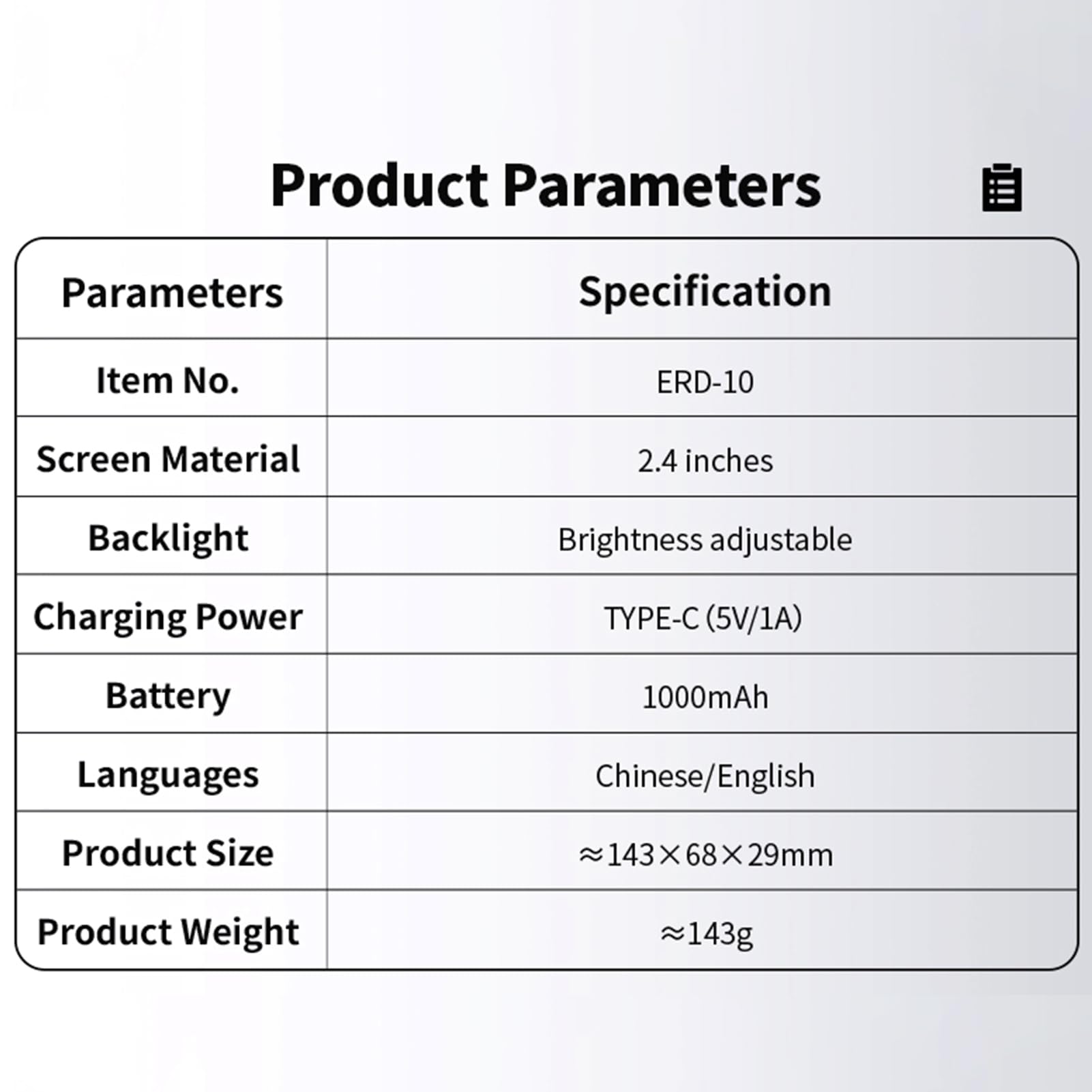 DEWIN ERD-10 EMF Messgerät Strahlungsdetektor, 3-in-1 Tragbarer Handheld Detektor für Elektromagnetische Strahlung Gleichzeitige Messung von EF, MF, RF
