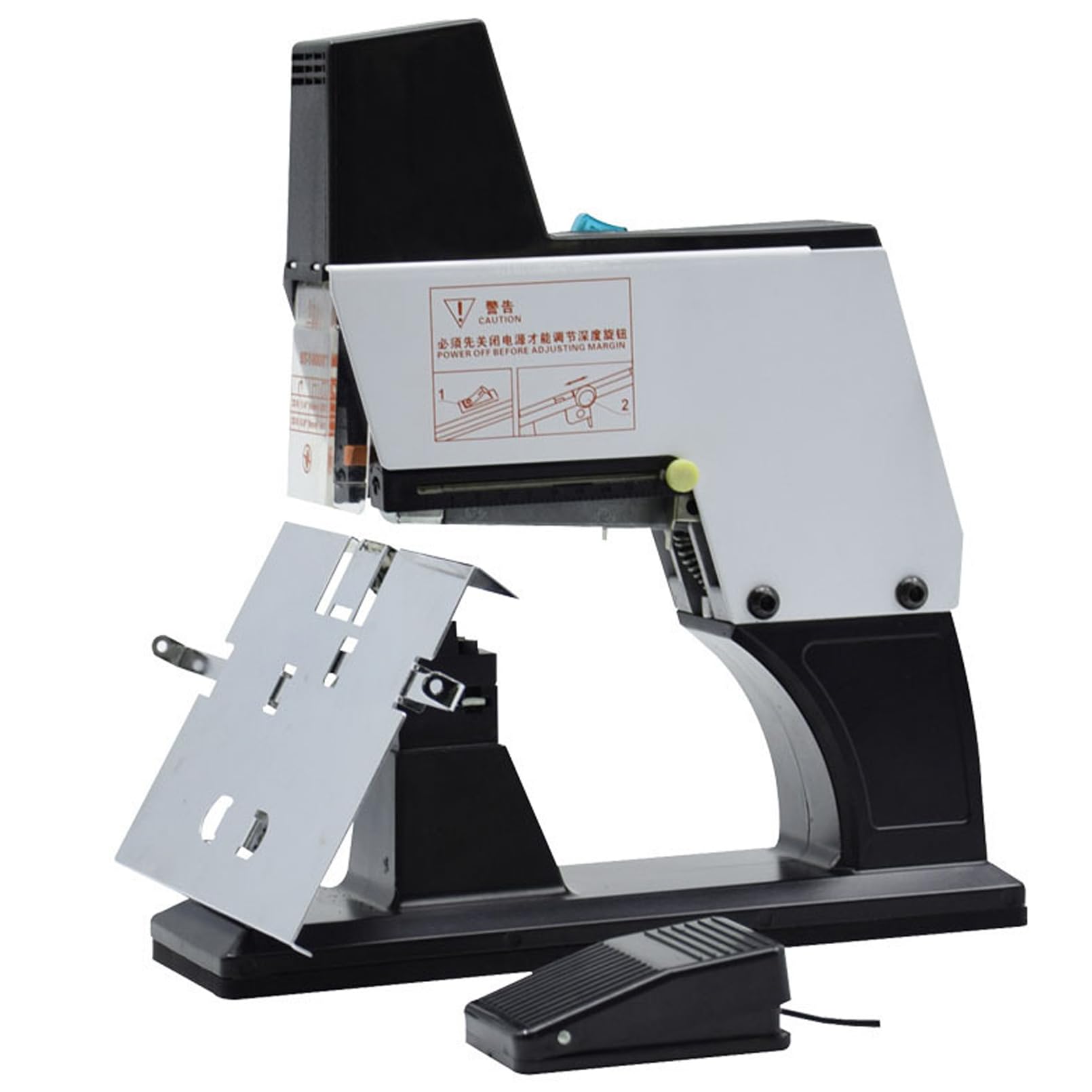 Electric Saddle Stapler, Heavy Duty A3 Flat Stitch Binding Machine for Home, School & Office - High Performance Rapid Staple Gun