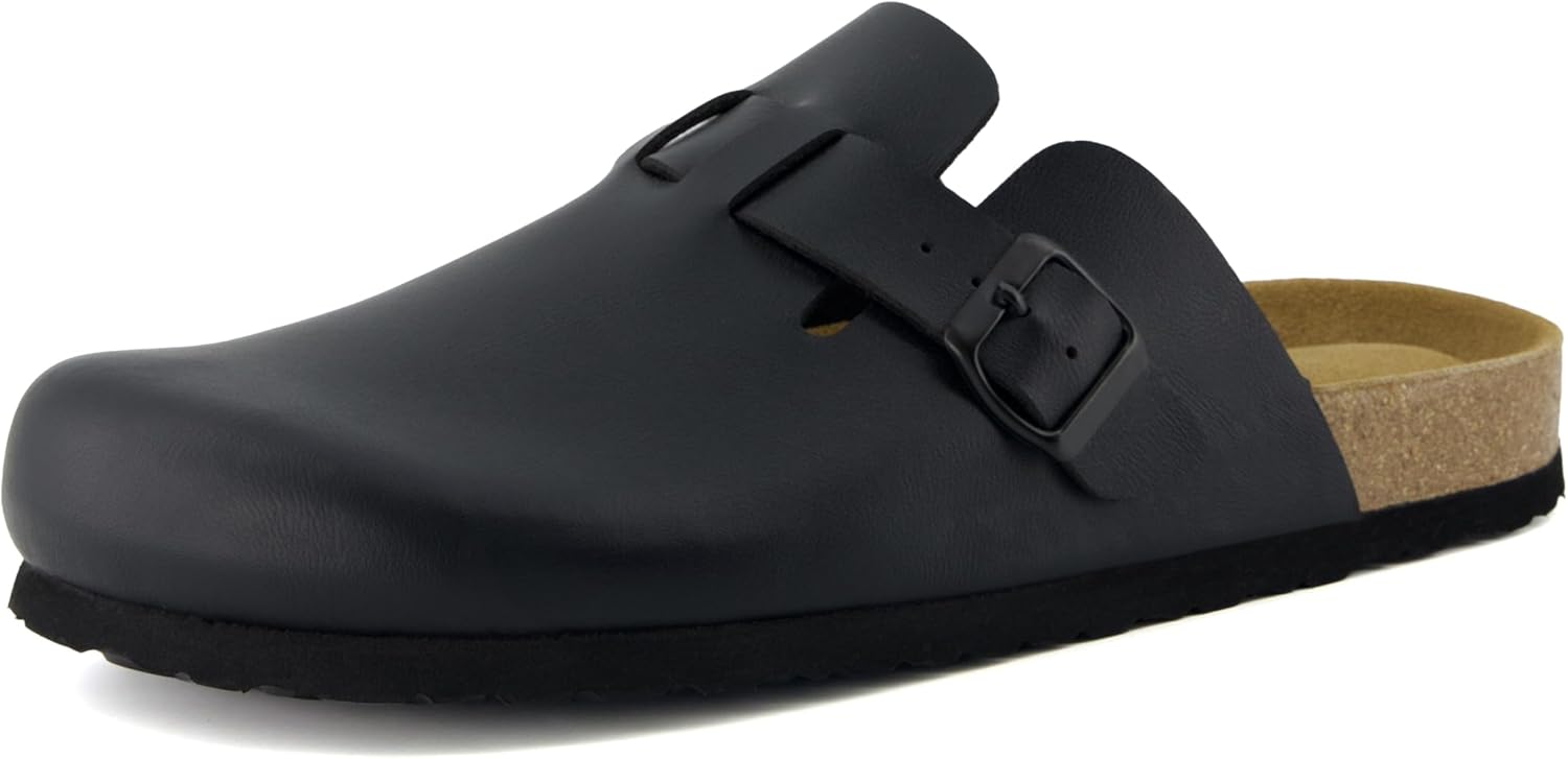 CUSHIONAIRE Haze Mens Clogs | Comfortable Slip-On Clogs for Men with Arch Support and Cork Suede Footbed | Perfect Potato Shoes for Indoor & Outdoor Use - Image 9