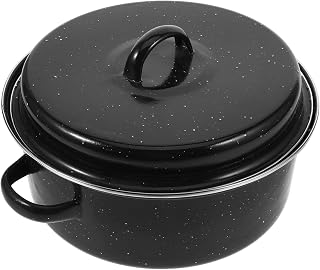 Baked Pot Roasting Pan Double Handles Kitchen Supply Roaster Pan for Bbq Potatoes Corns