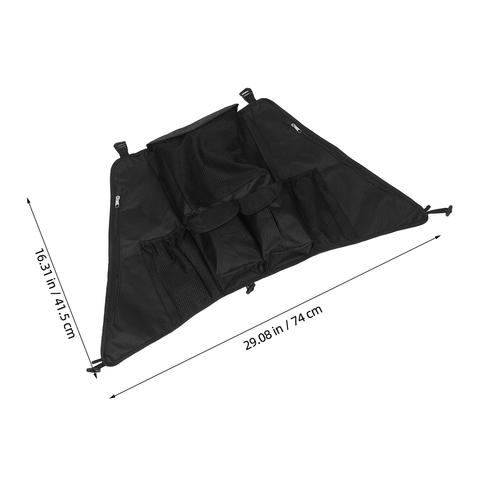 ERINGOGO Organizador de Cochecito Grande, Bolso Colgante Negro