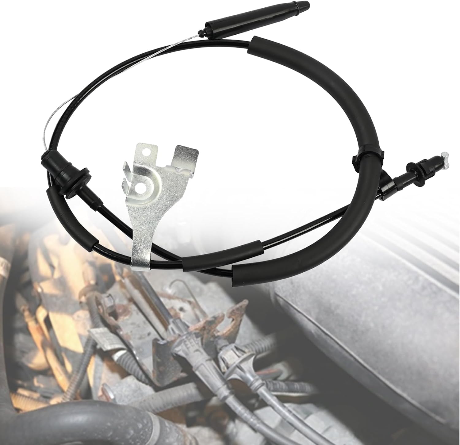 Throttle Body Accelerator Cable Fit for Ford Escape│Mercury Mariner 2005 2006 3.0L V6-Gas Replace 5L8Z-9A758-CA Throttle Control Cable Assembly