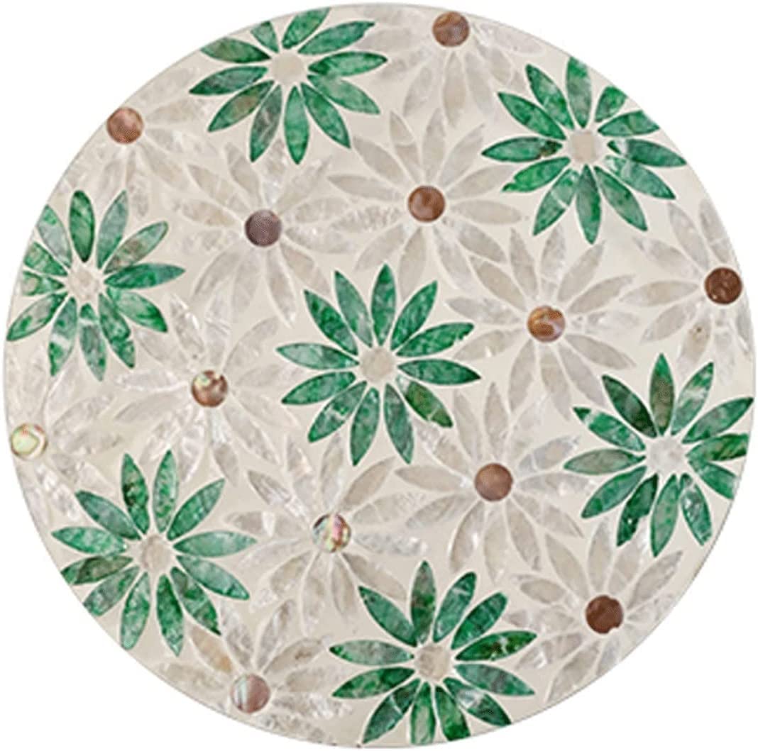 Plateau polyvalent rond pour service de cuisine et collation dessert