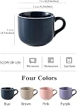 Café de porcelaine extra grande 23 Mug Oz, tasse de petit-déjeuner et bol de soupe, micro-ondes et lave-vaisselle Coffre-fort, Mug large Jumbo avec poignée