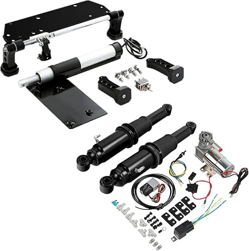 TCMT Kit de suspensión trasera Air Ride Soporte central eléctrico para Harley Touring 2017-2025 Electra Street Glide Road Glide Road King
