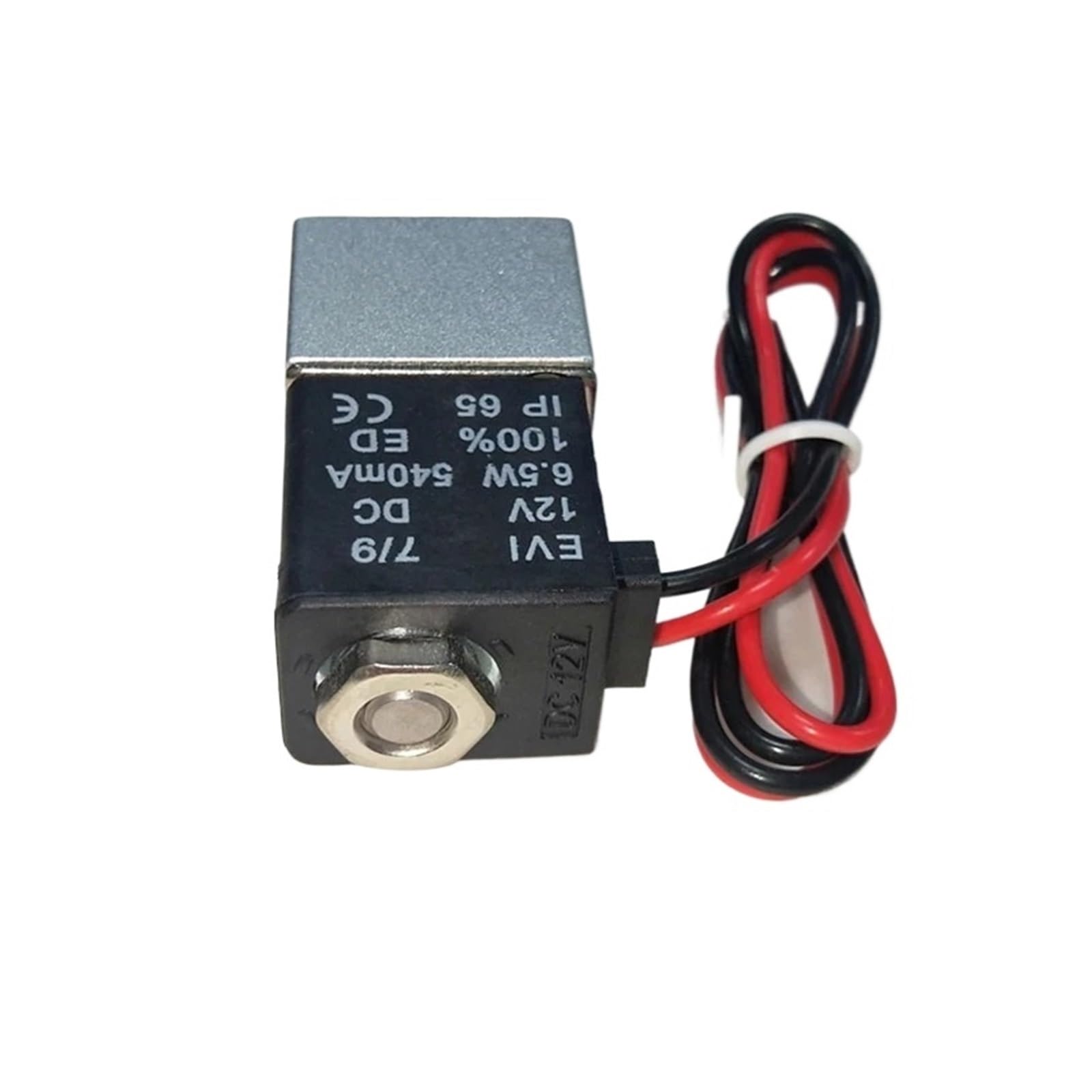 Électrovanne pneumatique 12V 1/4 direct N/C pour eau air gaz