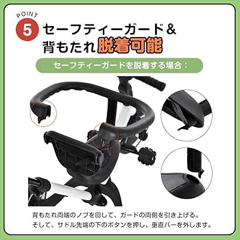 子供用三輪車 4in1 自転車 オリジナル 押し棒付き 安全バー付 キックボード Amazon.co.jp: 子供用三輪車 4in1 自転車 オリジナル 押し棒付き