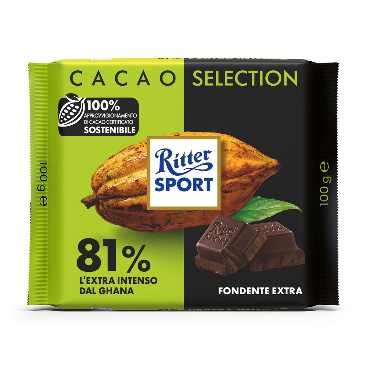 Amazon | リッター・スポーツ リッター カカオ81％ 100g×12枚 | Ritter