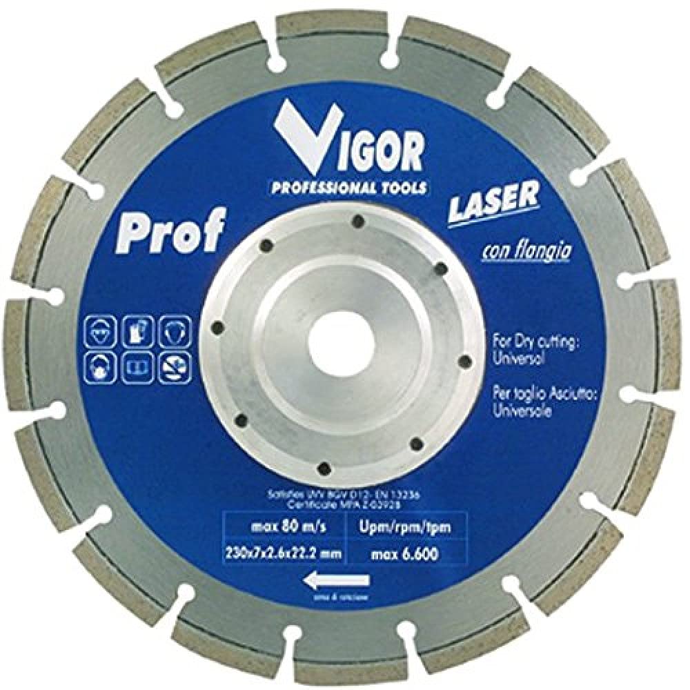 Vigor 5281540 Dischi Diamantati a Settori Prof-Las
