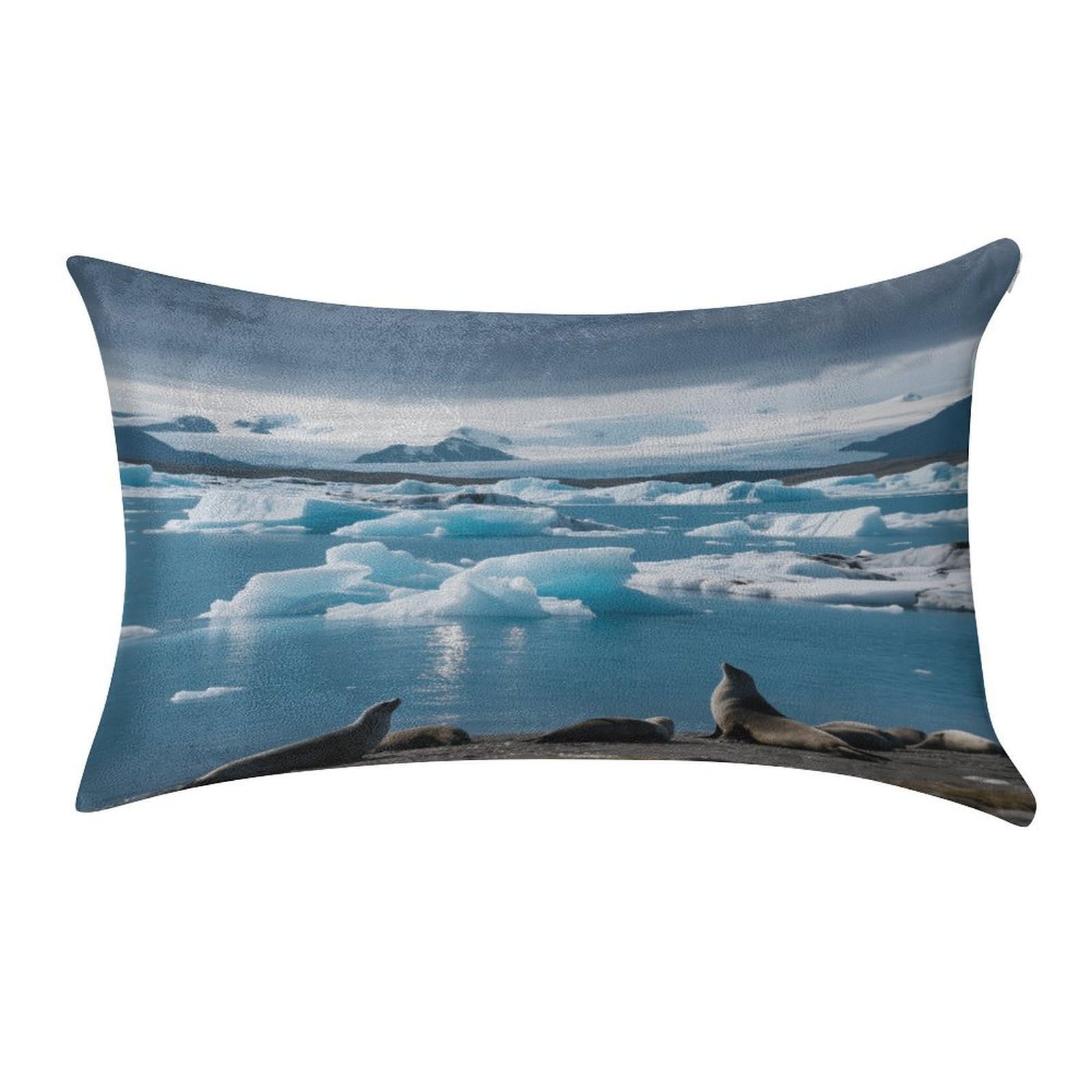 Fekiloot Style Glacial Lake Pillow Covers Home Decor Pillow Cases
