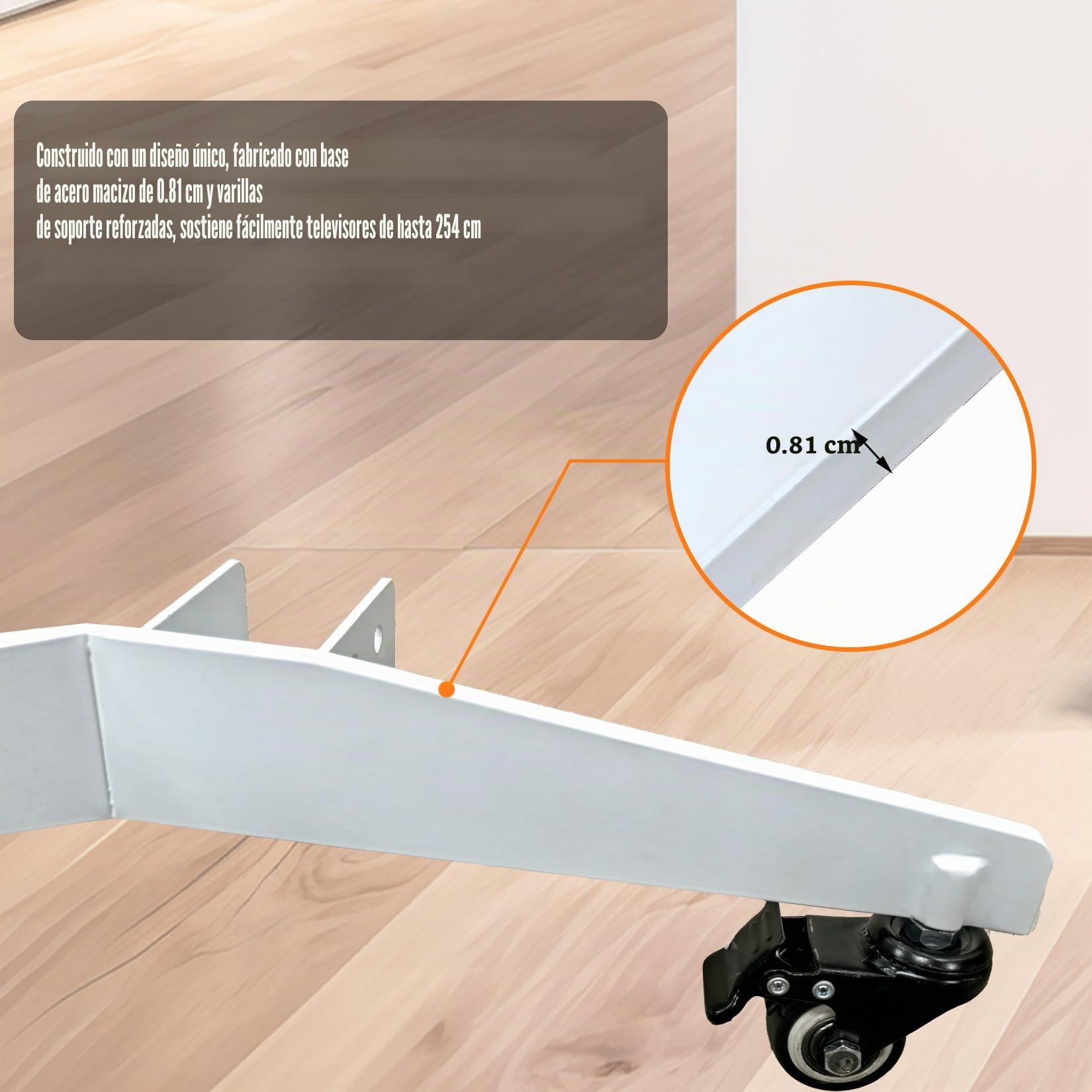 UNHO Soporte de TV con Ruedas Móvil : Soporte de Pie para LCD/LED para Televisiones 40-100 Pulgadas, Ajustable en Altura, MAX VESA 800x600mm, con 4 Ruedas Bloqueables y Estante, Carga Máx 100kg