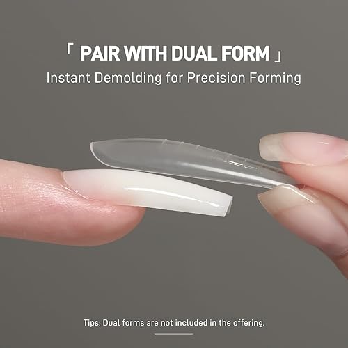 Miniatura 4 de GAOY Watery Crystal Polygel para extensiones de uñas, 1.06 oz (30 g), viscosidad fina, fácil aplicación y alta dureza, color blanco lechoso 01