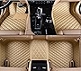 Hyuying Custom Floor Mats for Cars fit 99.90% Sedan SUV Sports Car Full Coverage All Weather Men Women Pads Protection Non-Slip Leather Floor Liners (Beige), 17 inches