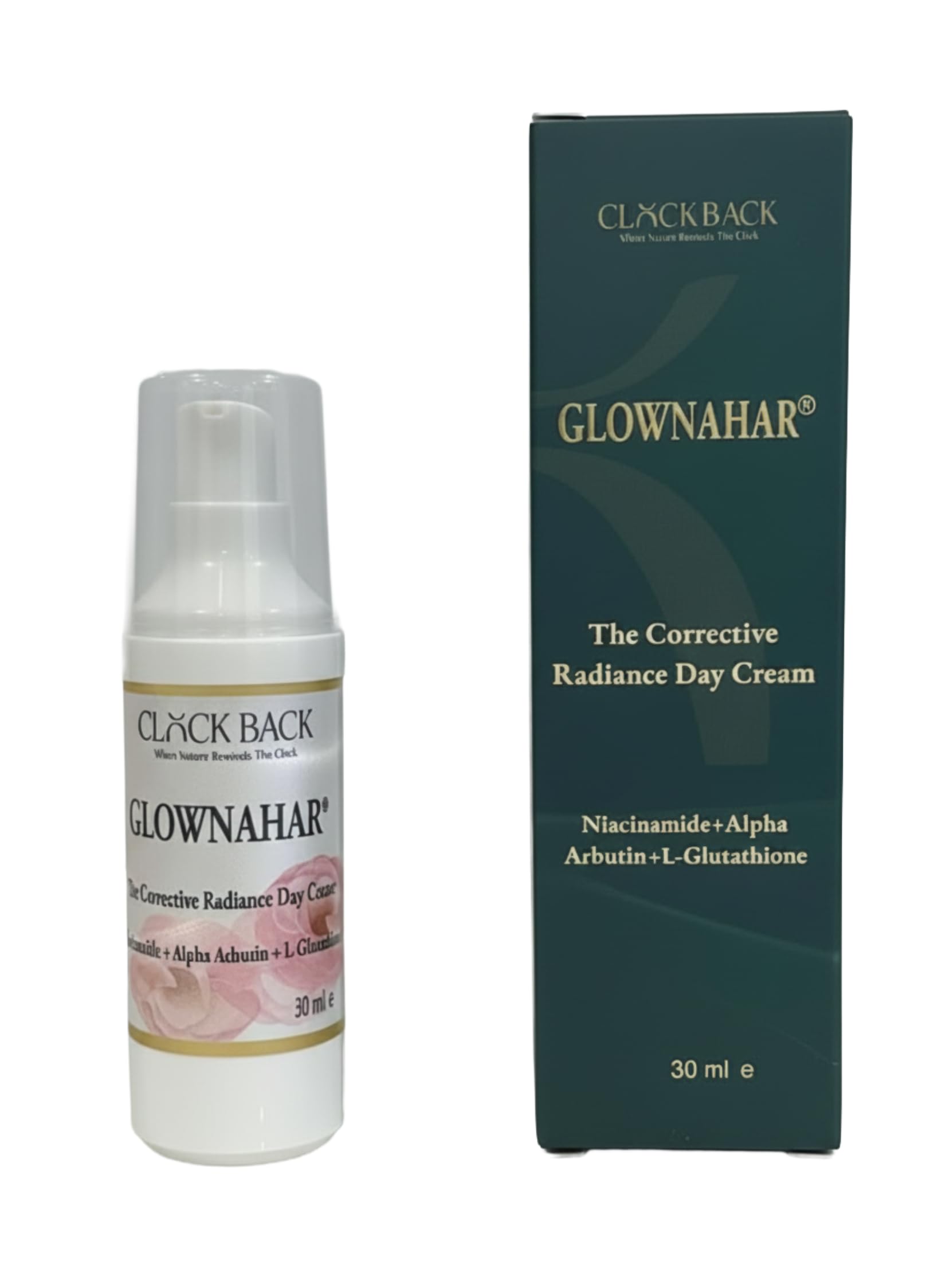 Glownahar® Intense quick Facial Glow & Tone Correction- Botanical Luminosity Treatment (30ml) – High-Potency Day Cream with Alpha Arbutin, L-Glutathione - anti Acnes & scar remover in just few days
