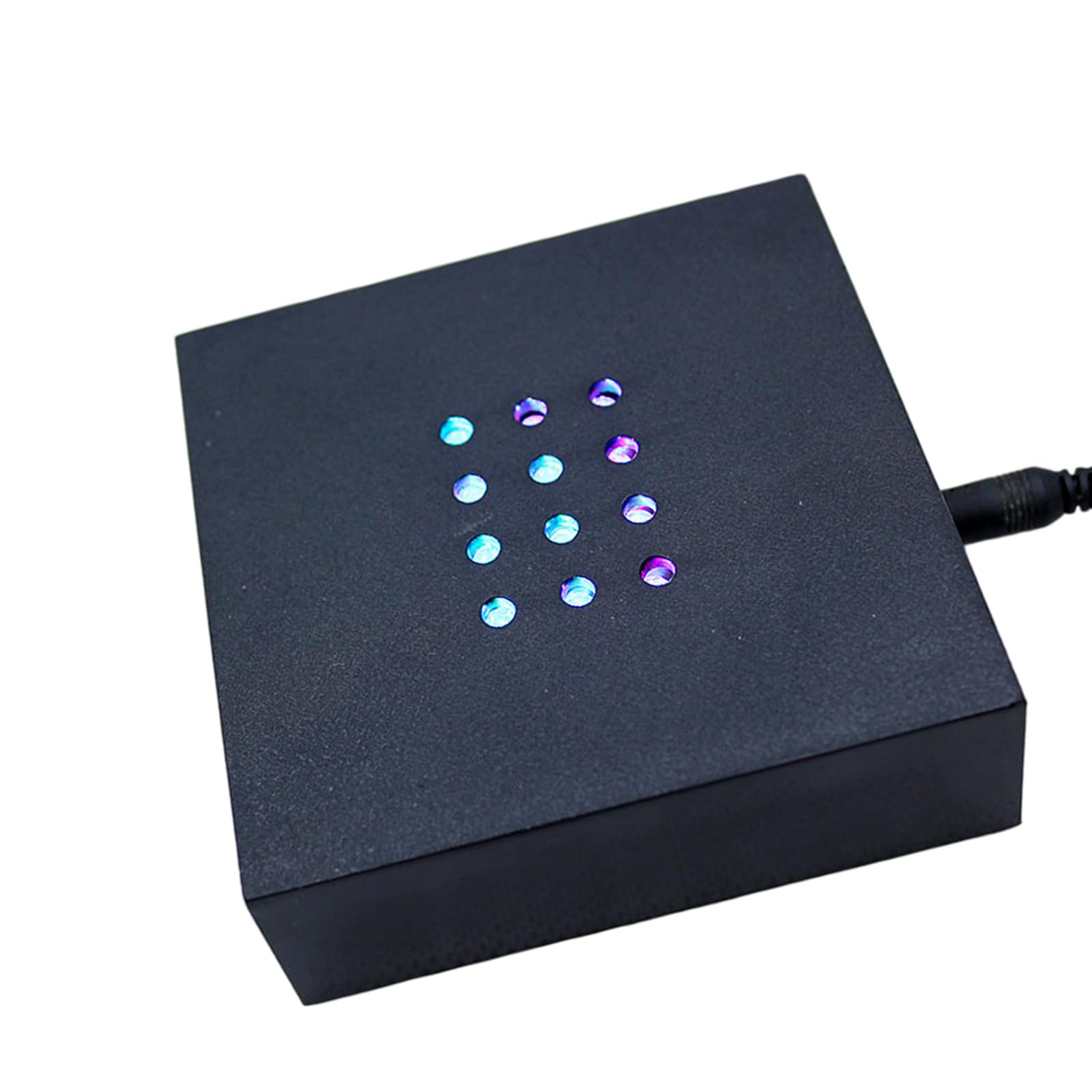 Safe Low Temperature Touch Sensitive Crystals Atmospheres Lamp Base with LED for Ambiances in Museums and Households Exhibition Lighting