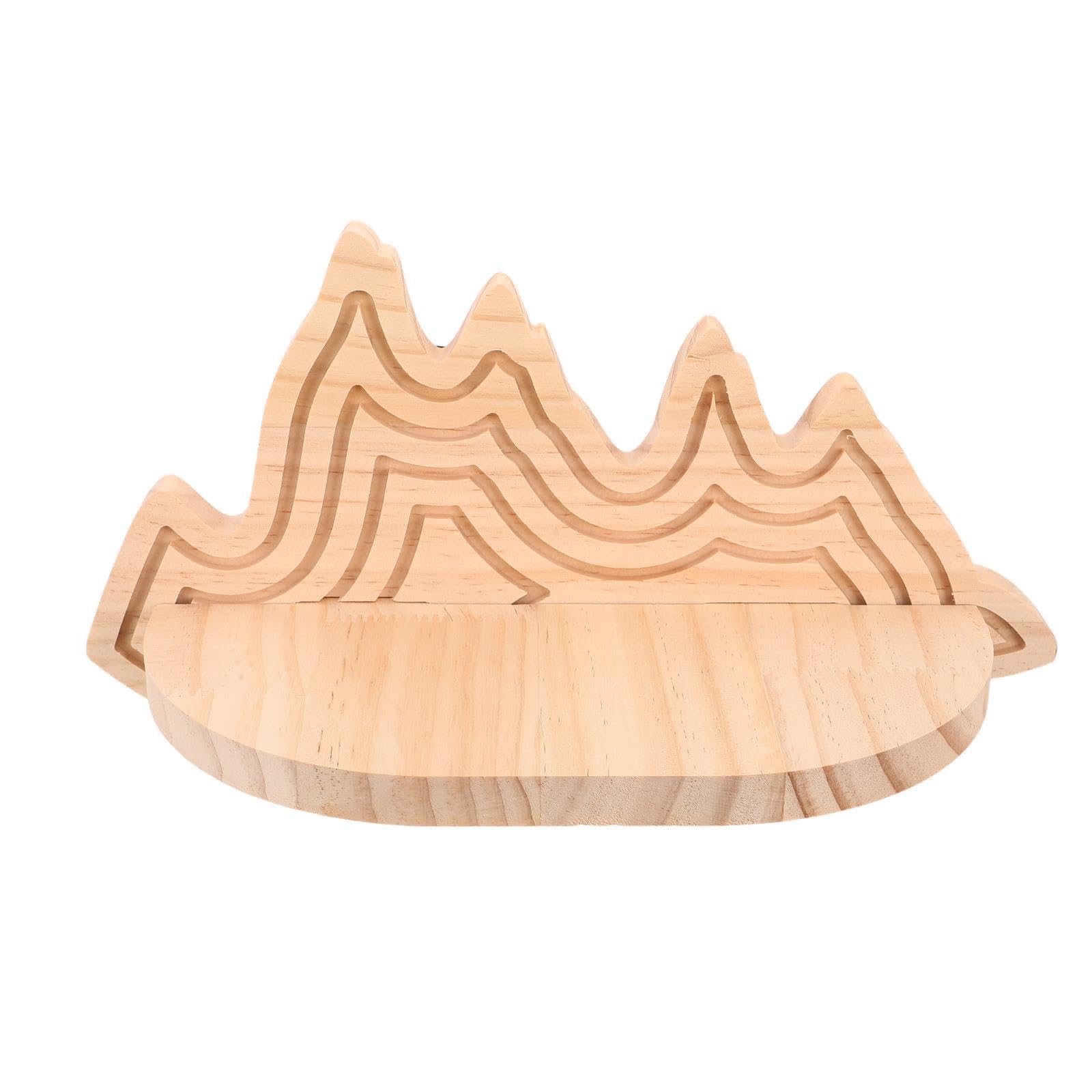 Estante colgante de madera para decorar el dormitorio y organizar plantas