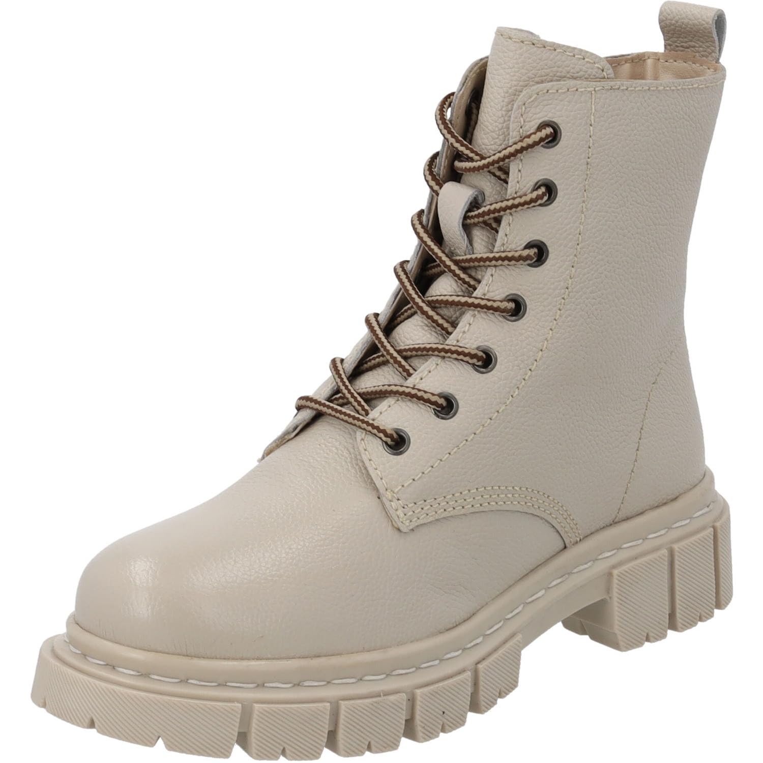 Palado Damen Stiefeletten Surcul - modische Boots aus Leder - ungefütterte Stiefel für die Übergangszeit - elegante Schnürstiefel