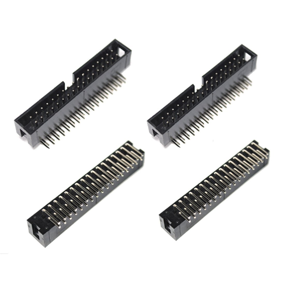 Oiyagai 30‑Pack 34‑Pin 2.54 mm Right‑Angle IDC Box Header – Dual‑Row PCB Mount Connector for Electronics, Prototyping & JTAG