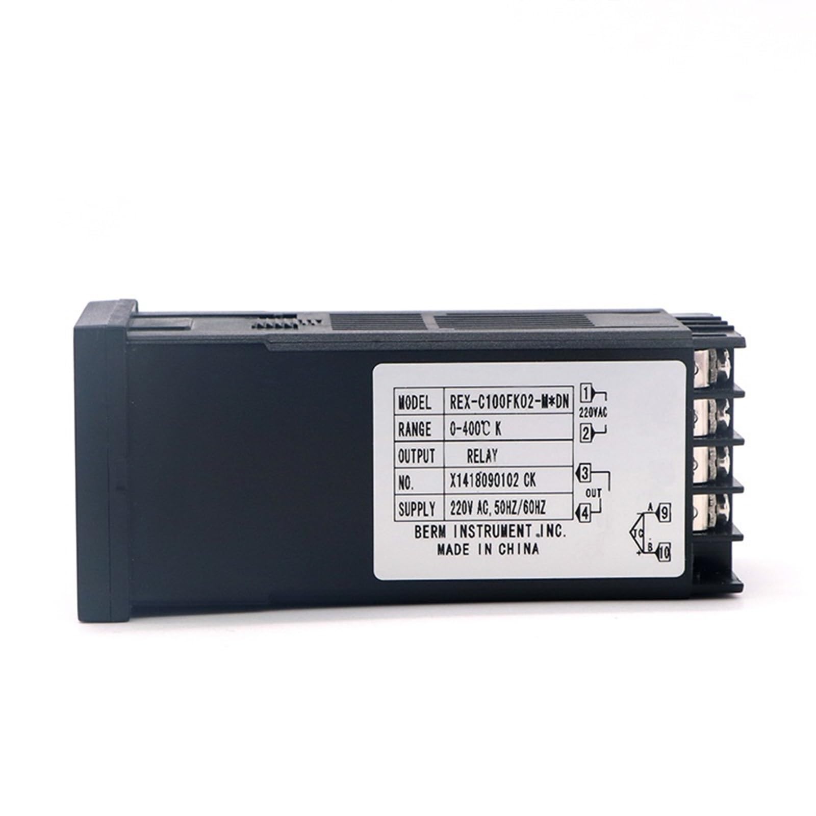 Termostato REX-C100 M DN termostato Inteligente Interruptor Controlador de Temperatura Ajustable de Alta precisión (Size : REXC100FK02-M*DN CK 220V)