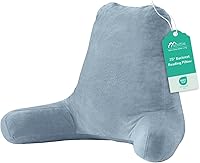 Vista 57 de Sasttie Almohada de lectura para sentarse en la cama, de espalda, respaldo para silla de apoyo, artículos esenciales para dormitorio universitario