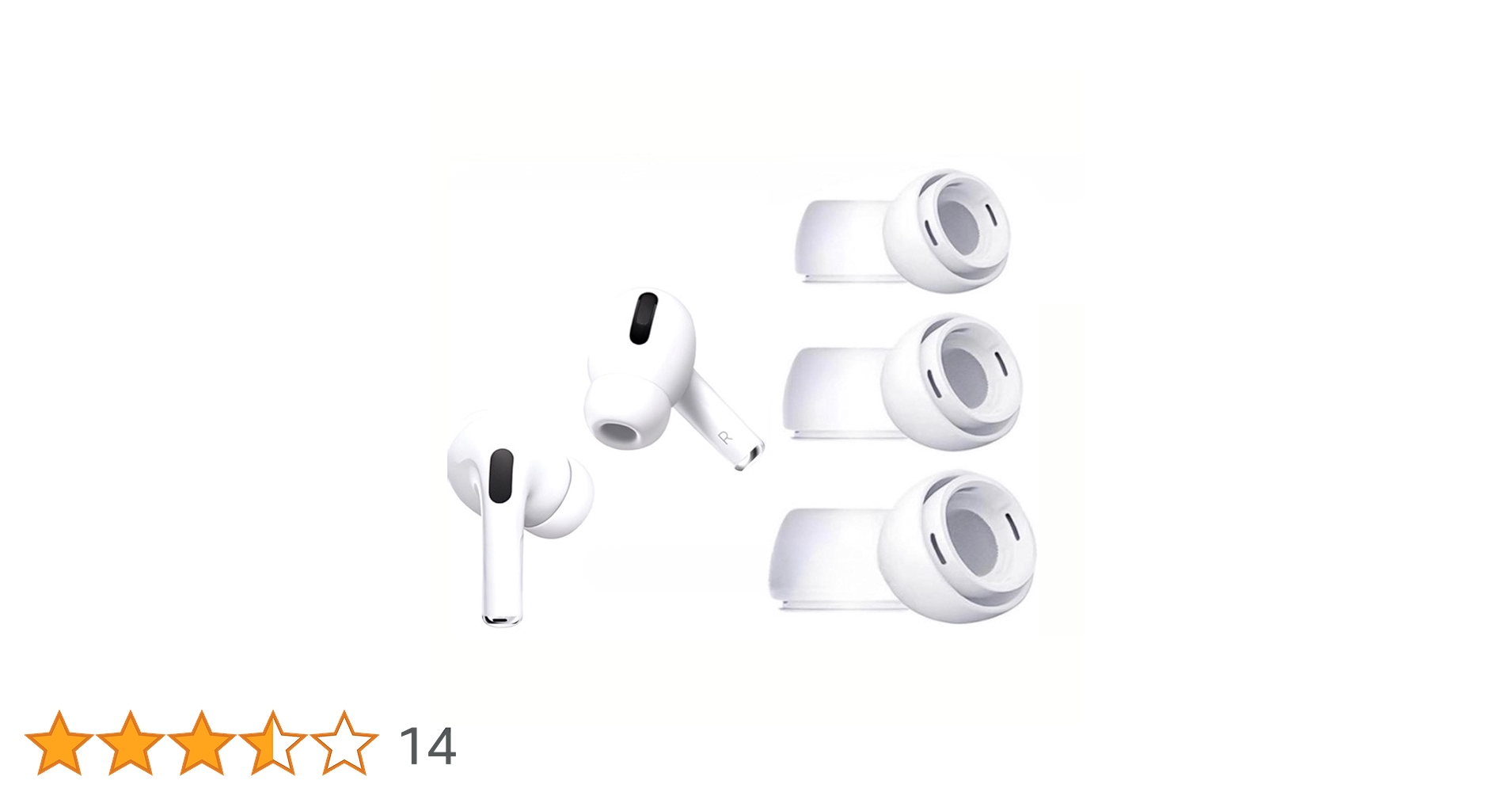 Amazon | イヤーピース AirPods Pro 対応 3ペア (S/M/Lサイズ 各
