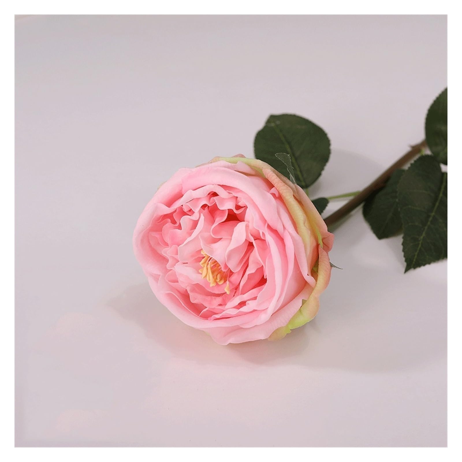 Fleur simulée Rose Touch haut de gamme décor d'intérieur et mariage argent