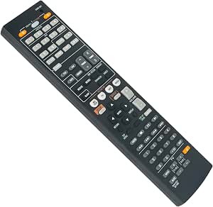 VINABTY RAV574-VDM8690 Telecomando di sostituzione compatibile con YAMAHA VDM86900 VDM8690 RAV574 RTVDM86900ZA(ZONE A) RTVDM86900ZB (ZONE B), RXV4A, RX-V4A, RX V4A, YHT5960U, YHT 5960U,YHT5960U