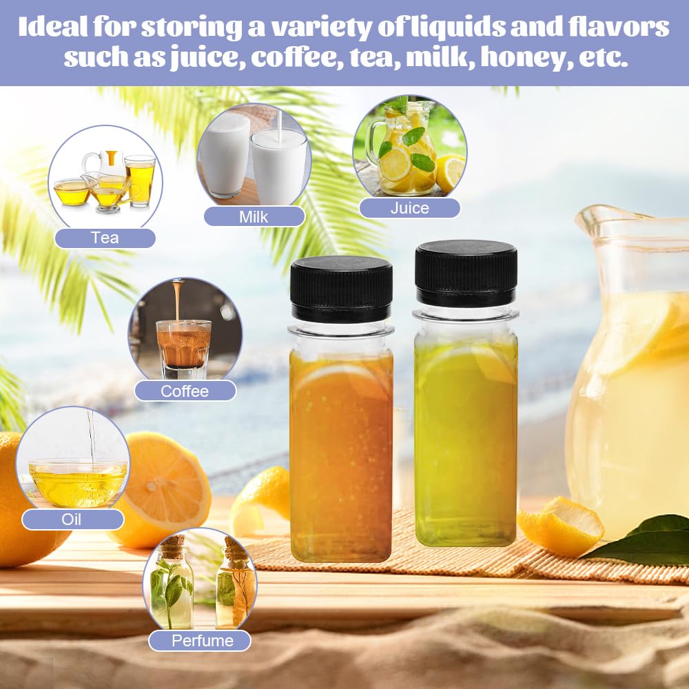 10 Bottiglie Vuote Da 250ml Con Tappo - Ideali Per Succhi, Frullati, Latte E Bevande Fatte In Casa - Foto 2