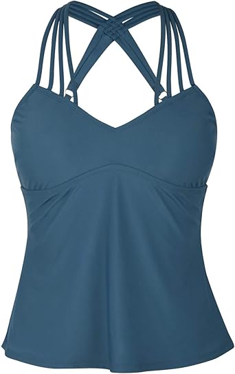 Fitted tankini swim tops Clearance