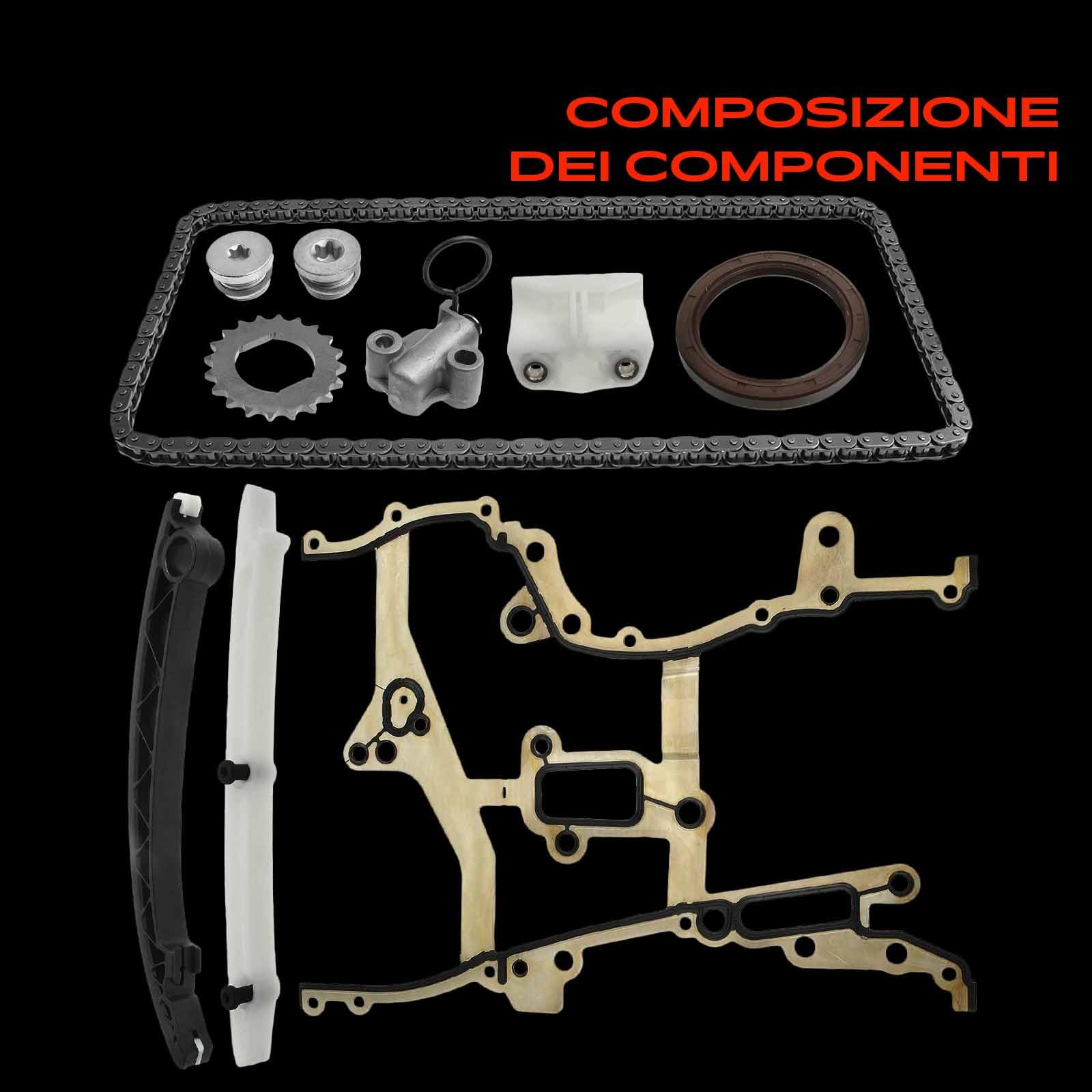 Frankberg 12x Catene di distribuzione Benzina Compatibile con Mokka/Mokka X J13 1.4L Adam M13 1.4L Adam M13 1.2L Zafira Tourer C P12 1.4L Corsa D S07 1.4L Replace# 55355345