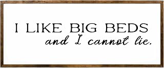 I Like Big Beds Wooden Sign Bedroom Wall Decor