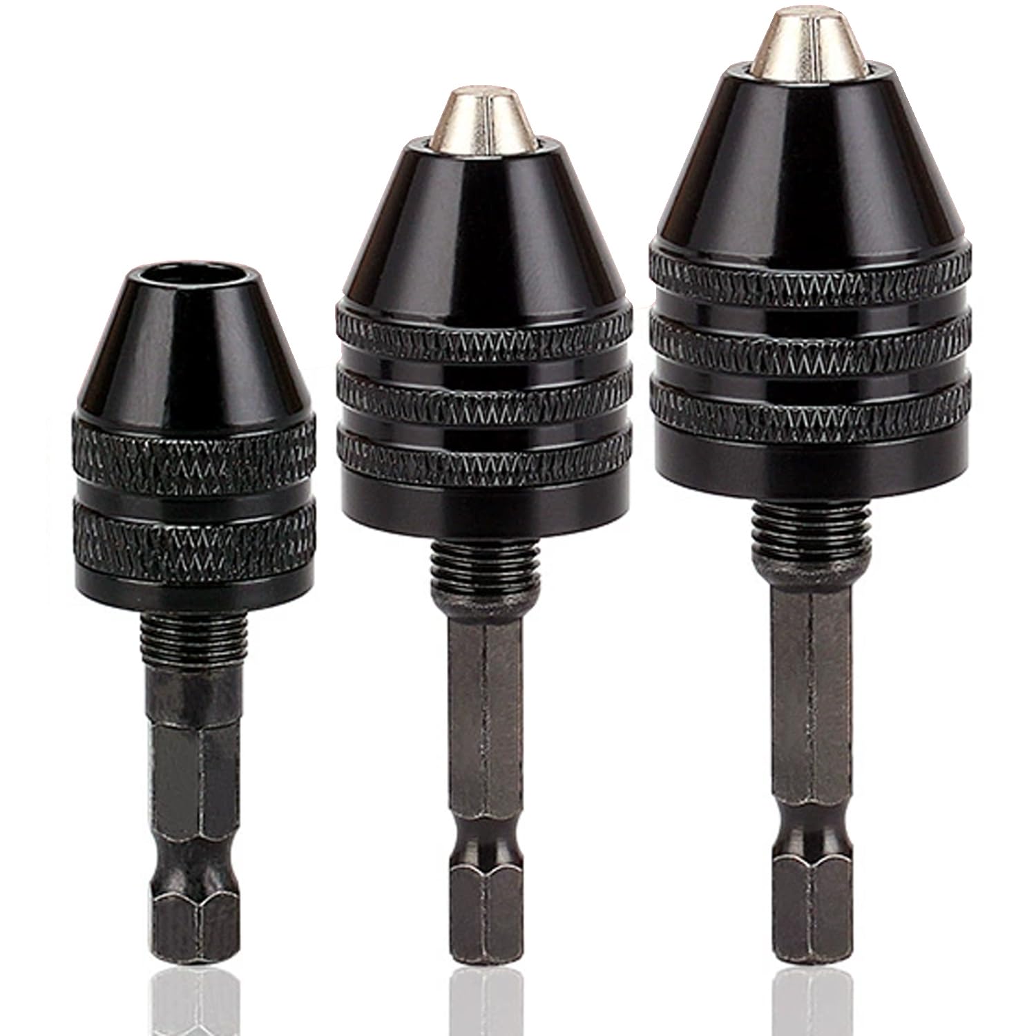 Resze Drill Chuck Adapter - 3Pcs for Impact Driver -1