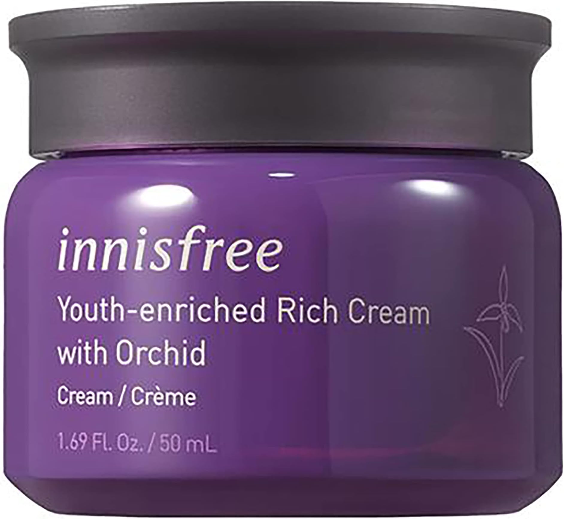 innisfree Orchid Youth Enriched Rich Cream Hyaluronic Acid Face Moisturizer