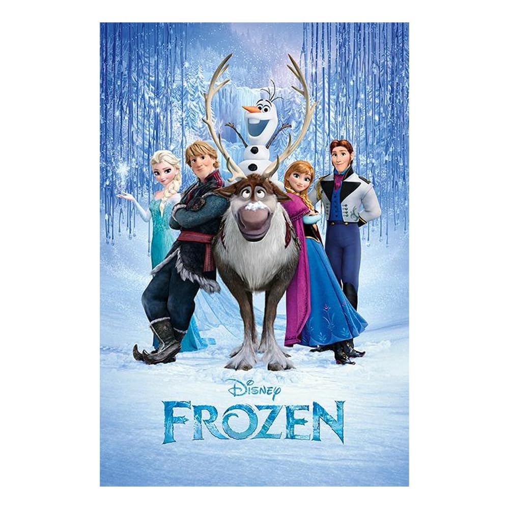 Pyramid International "Cast Frozen Maxi Poster, Multi-Colour, 61 x 91.5 x 1.3 cm