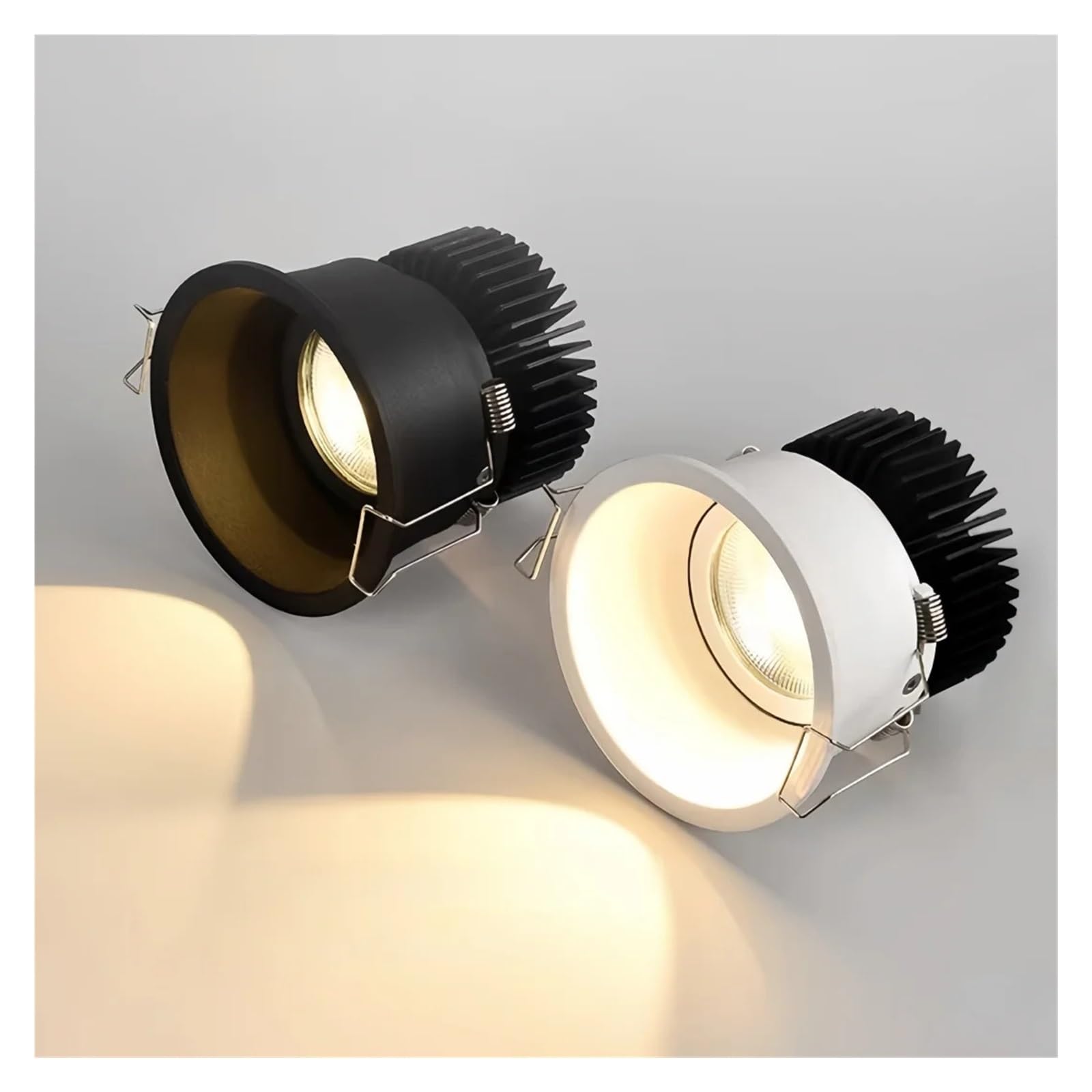 Genérico Downlight regulable antideslumbrante empotrado 7w9w12w15w 18W llevó la luz del panel redondo techo proyector